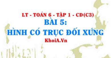 Hình có trục đối xứng là gì, trục đối xứng của một số hình? Toán 6 bài 5 c3cd1